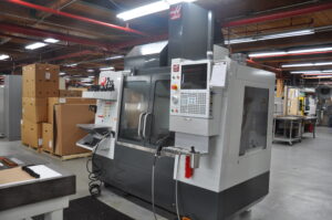 Picture of Mack Prototype’s New Haas VF2-SS high-speed CNC mill.